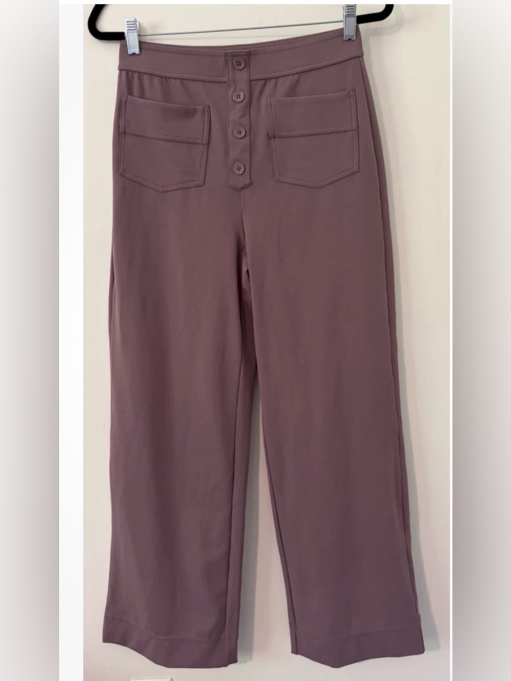 HALARA DayStretch High Waisted Pockets Straight Leg Casual Pants Size M Petite - Picture 5 of 13